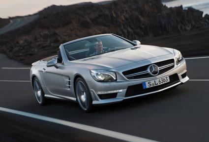 قصة اندفاع تتجدد مع سيارة SL 63 AMG الجديدة 